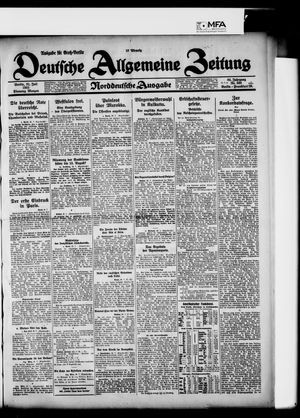 Deutsche allgemeine Zeitung vom 21.07.1925