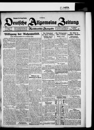 Deutsche allgemeine Zeitung vom 24.07.1925