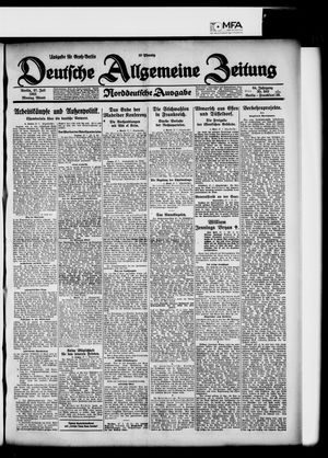 Deutsche allgemeine Zeitung on Jul 27, 1925