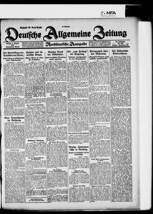 Deutsche allgemeine Zeitung vom 01.08.1925