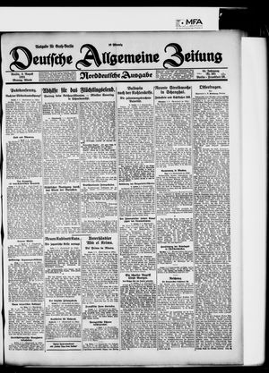 Deutsche allgemeine Zeitung vom 03.08.1925