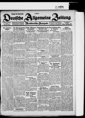 Deutsche allgemeine Zeitung vom 05.08.1925