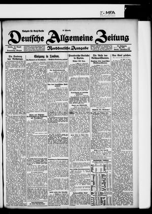 Deutsche allgemeine Zeitung vom 13.08.1925