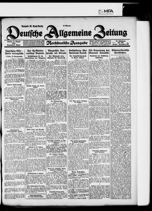 Deutsche allgemeine Zeitung vom 15.08.1925