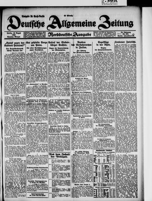Deutsche allgemeine Zeitung vom 16.08.1925