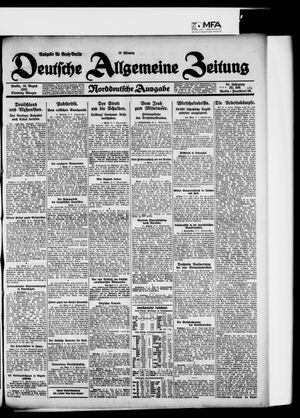 Deutsche allgemeine Zeitung vom 18.08.1925