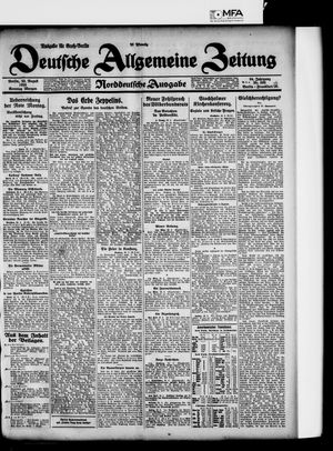 Deutsche allgemeine Zeitung vom 23.08.1925