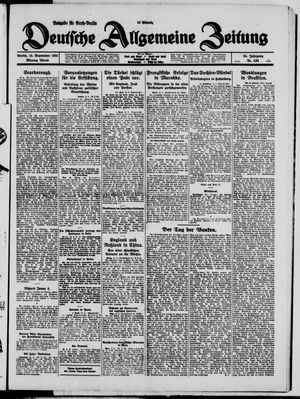 Deutsche allgemeine Zeitung vom 14.09.1925