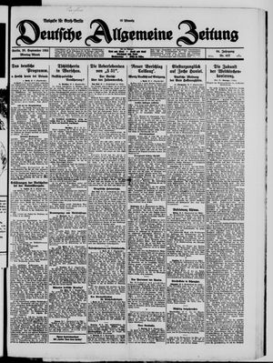 Deutsche allgemeine Zeitung vom 28.09.1925