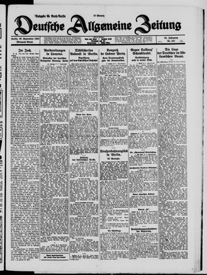 Deutsche allgemeine Zeitung vom 30.09.1925