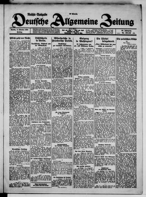 Deutsche allgemeine Zeitung vom 02.10.1925
