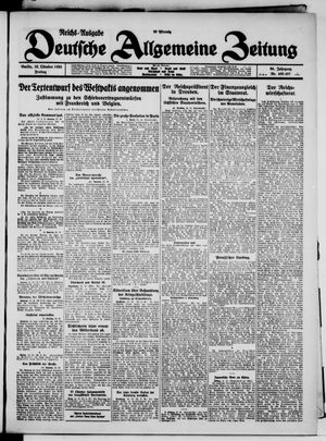 Deutsche allgemeine Zeitung vom 16.10.1925