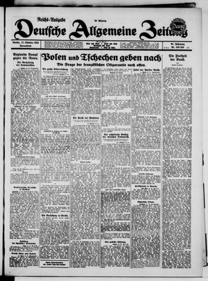 Deutsche allgemeine Zeitung vom 17.10.1925