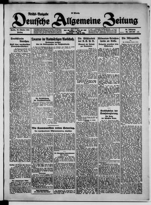 Deutsche allgemeine Zeitung vom 23.10.1925
