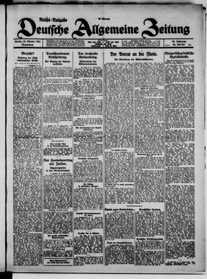Deutsche allgemeine Zeitung vom 24.10.1925