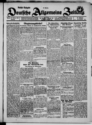 Deutsche allgemeine Zeitung vom 25.10.1925