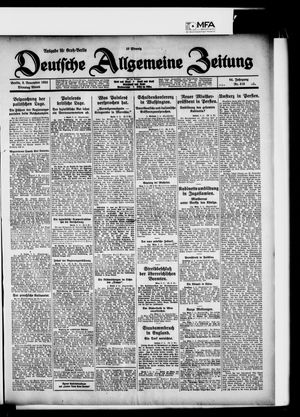 Deutsche allgemeine Zeitung vom 03.11.1925