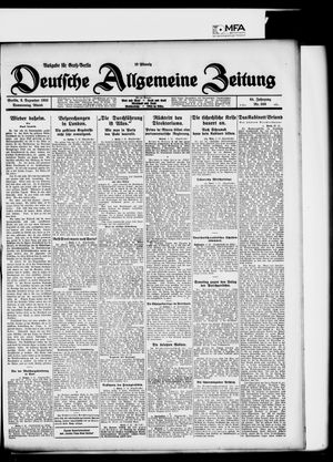 Deutsche allgemeine Zeitung on Dec 3, 1925