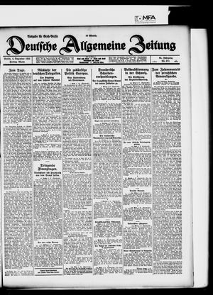 Deutsche allgemeine Zeitung on Dec 4, 1925