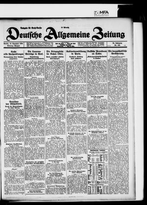 Deutsche allgemeine Zeitung vom 15.12.1925