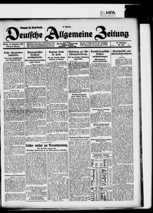 Deutsche allgemeine Zeitung vom 16.12.1925