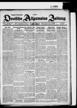 Deutsche allgemeine Zeitung on Dec 17, 1925