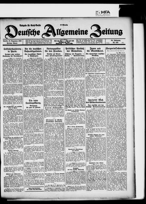 Deutsche allgemeine Zeitung on Dec 18, 1925
