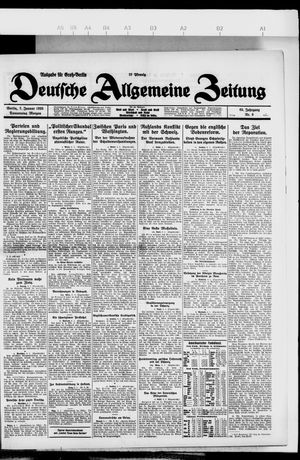 Deutsche allgemeine Zeitung vom 07.01.1926