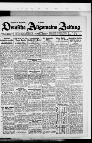 Deutsche allgemeine Zeitung vom 10.01.1926