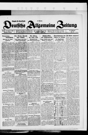 Deutsche allgemeine Zeitung vom 12.01.1926