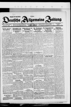 Deutsche allgemeine Zeitung vom 14.01.1926