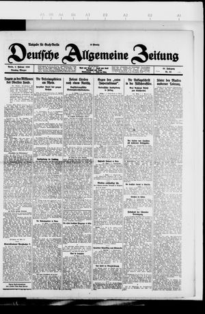 Deutsche allgemeine Zeitung vom 02.02.1926