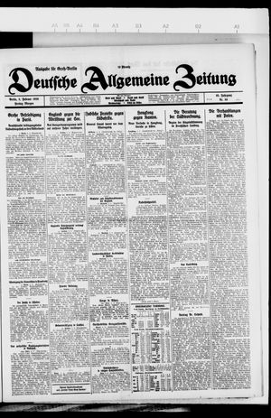 Deutsche allgemeine Zeitung vom 05.02.1926