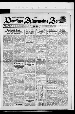 Deutsche allgemeine Zeitung vom 06.02.1926