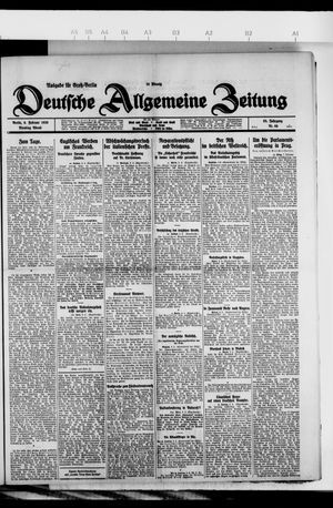 Deutsche allgemeine Zeitung vom 09.02.1926