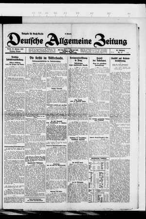 Deutsche allgemeine Zeitung vom 16.02.1926