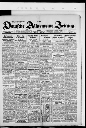 Deutsche allgemeine Zeitung vom 17.02.1926