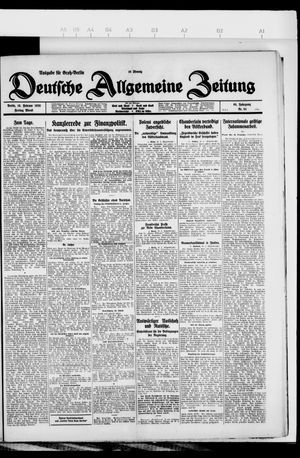 Deutsche allgemeine Zeitung vom 19.02.1926