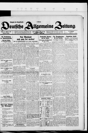 Deutsche allgemeine Zeitung on Feb 21, 1926
