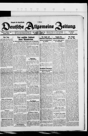 Deutsche allgemeine Zeitung on Feb 23, 1926