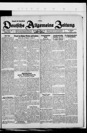 Deutsche allgemeine Zeitung vom 24.02.1926
