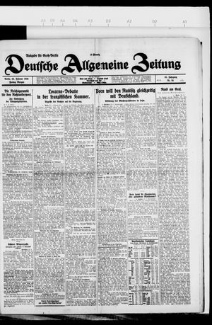 Deutsche allgemeine Zeitung vom 26.02.1926
