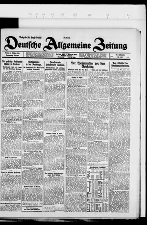 Deutsche allgemeine Zeitung vom 04.03.1926