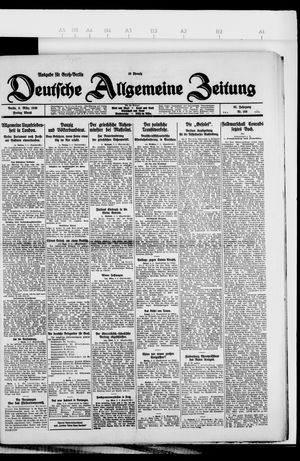 Deutsche allgemeine Zeitung on Mar 5, 1926