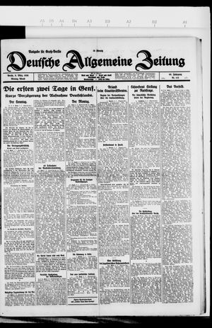 Deutsche allgemeine Zeitung vom 08.03.1926