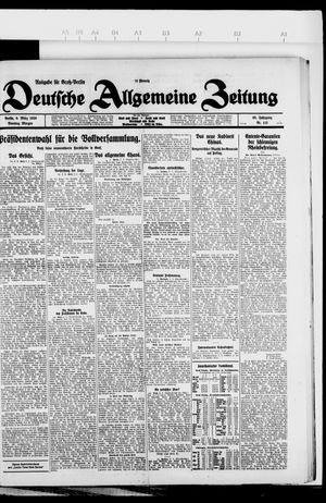 Deutsche allgemeine Zeitung vom 09.03.1926