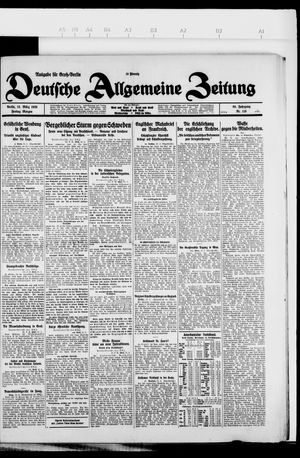 Deutsche allgemeine Zeitung vom 12.03.1926