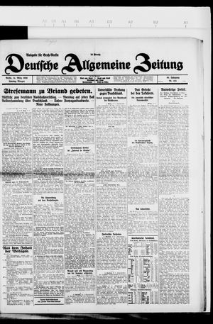 Deutsche allgemeine Zeitung vom 14.03.1926