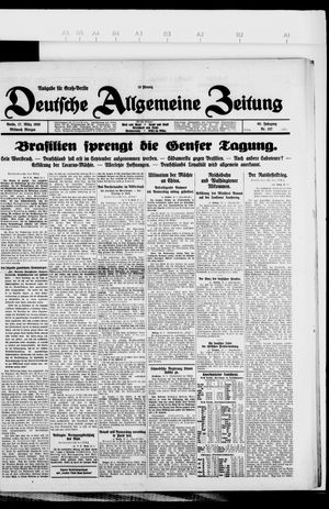 Deutsche allgemeine Zeitung vom 17.03.1926