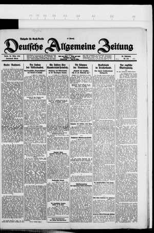 Deutsche allgemeine Zeitung vom 20.03.1926